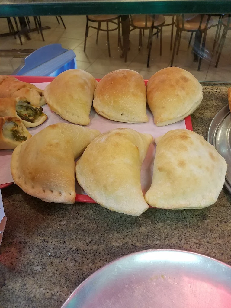 Fresh calzones at Frank's Pizza