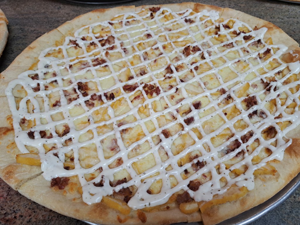 Specialty pizza at Frank's Pizza Oak Ridge